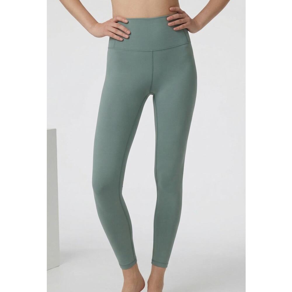 Vuori Evolve Legging Womens XS Green High-rise Fitted 7/8 Length Style VW497